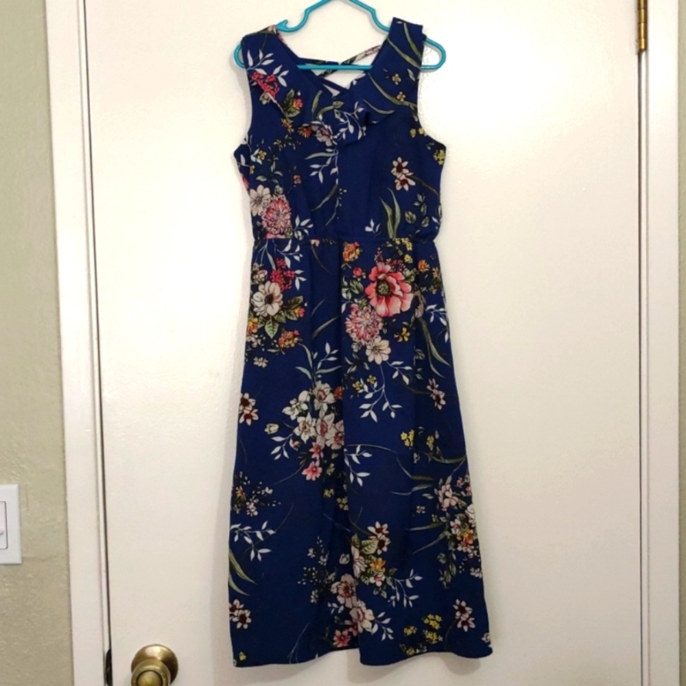 Hearts Floral Maxi Dress